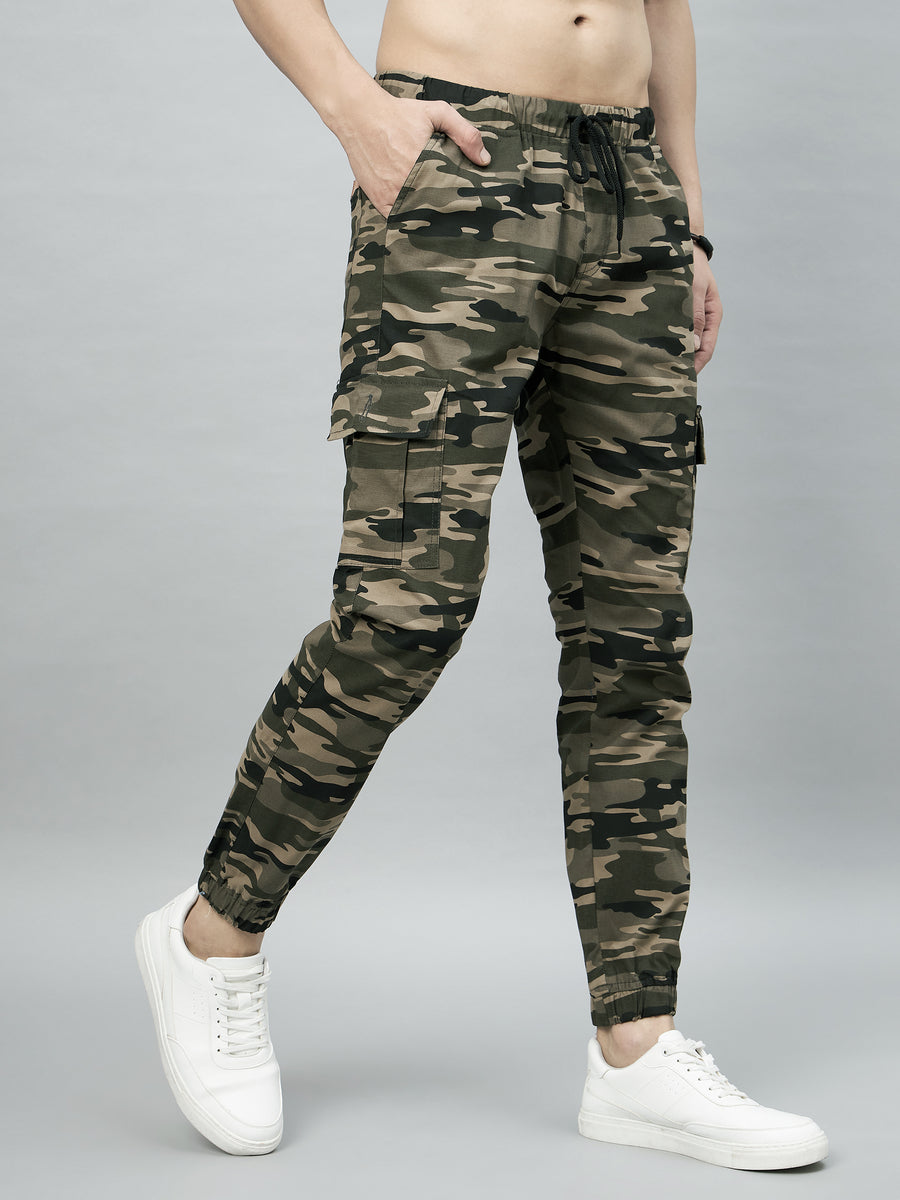 Men's Plus Size Casual Camouflage Cargo Shirt main image 0
