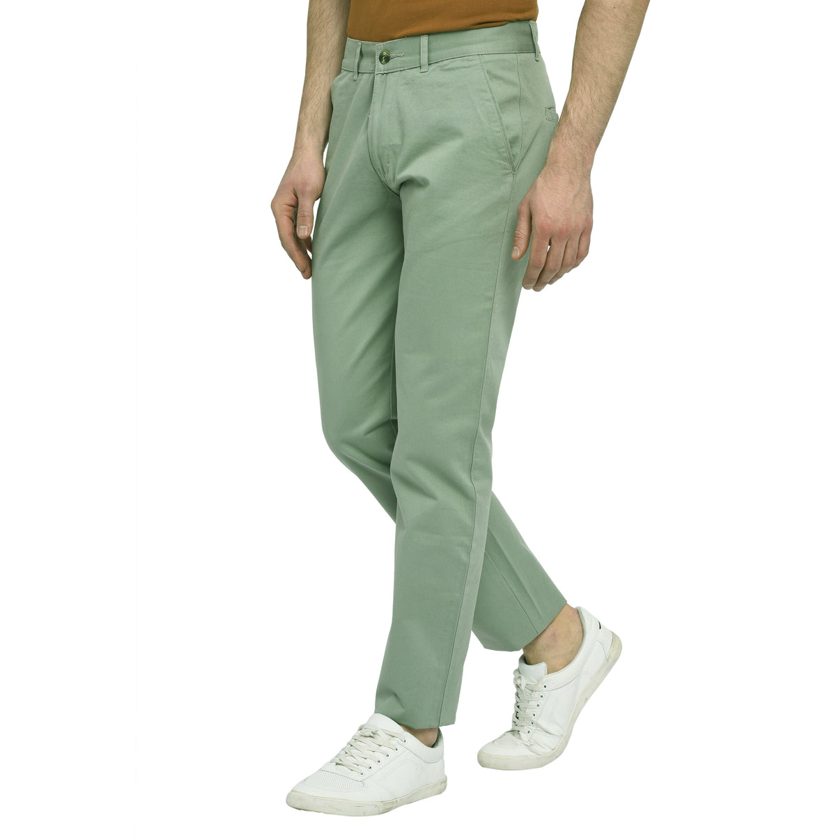 Studio Nexx Men Regular Fit Cotton Chinos Trousers Studio Nexx Men Regular Fit Cotton Chinos Trousers