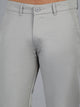 Men's Light Grey Pure Cotton Trousers