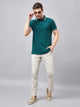 Men's Light Beige Pure Cotton Trousers