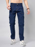 Men's Blue Baggy Denim Cargo