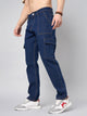 Men's Blue Baggy Denim Cargo