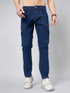 Men's Blue Baggy Denim Cargo
