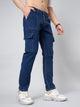 Men's Blue Baggy Denim Cargo