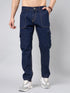 Men's Blue Baggy Denim Cargo