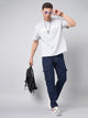 Men's Blue Baggy Denim Cargo