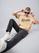 Men's Dark Grey Baggy Denim Cargo