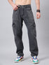 Men's Grey Baggy Denim Cargo
