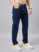 Men's Dark Blue Baggy Fit Jeans