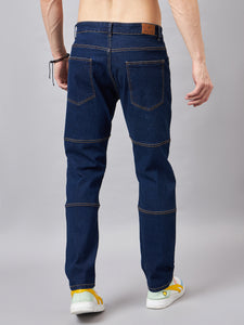 Men's Dark Blue Baggy Fit Jeans