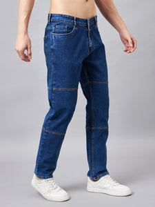 Men's Blue Baggy Fit Jeans