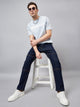 Men's Dark Blue Baggy Fit Jeans