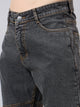 Men's Grey Baggy Fit Jeans