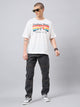 Men's Grey Baggy Fit Jeans