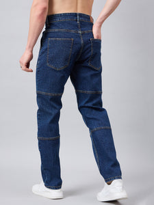 Men's Dark Blue Baggy Fit Jeans