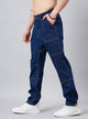 Men's Dark Blue Baggy Fit Jeans