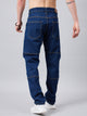 Men's Dark Blue Baggy Fit Jeans