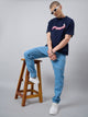Men's Light Blue Baggy Fit Jeans