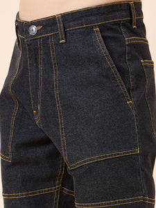 Men's Black Baggy Fit Jeans
