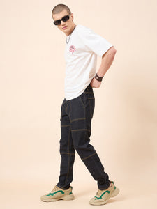 Men's Black Baggy Fit Jeans