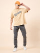 Men's Light Grey Baggy Fit Jeans