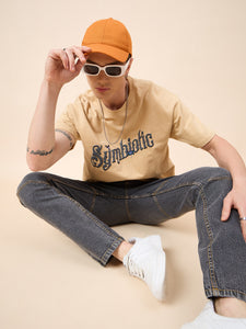 Men's Light Grey Baggy Fit Jeans