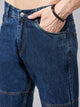 Men's Blue Baggy Fit Jeans