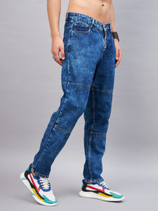 Men's Blue Baggy Fit Jeans