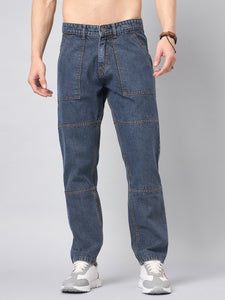 Men's Light Blue Baggy Fit Jeans