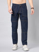 Men's Dark Blue Baggy Fit Jeans