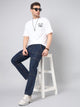 Men's Dark Blue Baggy Fit Jeans