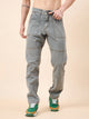 Men's Light Grey Baggy Fit Jeans