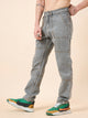 Men's Light Grey Baggy Fit Jeans