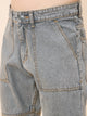 Men's Light Grey Baggy Fit Jeans