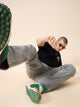 Men's Light Grey Baggy Fit Jeans