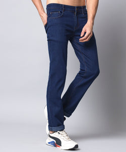 Men's Dark Blue Relax Fit Jeans