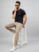 Men's Beige Relaxed Fit Jeans