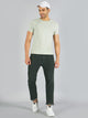 Men's Dark Green Relax Fit Jeans