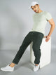 Men's Dark Green Relax Fit Jeans