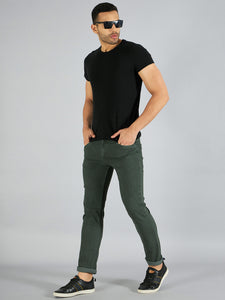 Men's Green Relax Fit Jeans
