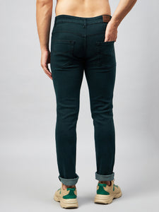 Men's Green Relax Fit Jeans