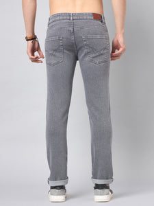 Men's Light Grey Slim Fit Jeans