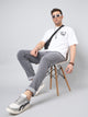 Men's Light Grey Slim Fit Jeans