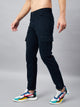 Men's Dark Blue Cotton Cargo Trousers