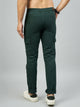 Men's Dark Green Cotton Cargo Trousers