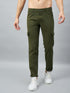 Men's Green Cotton Cargo Trousers