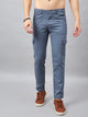 Men's Blue Cotton Cargo Trousers