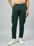 Men's Dark Green Cotton Cargo Trousers