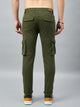 Men's Green Cotton Cargo Trousers
