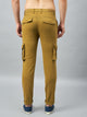 Men's Khaki Cotton Cargo Trousers